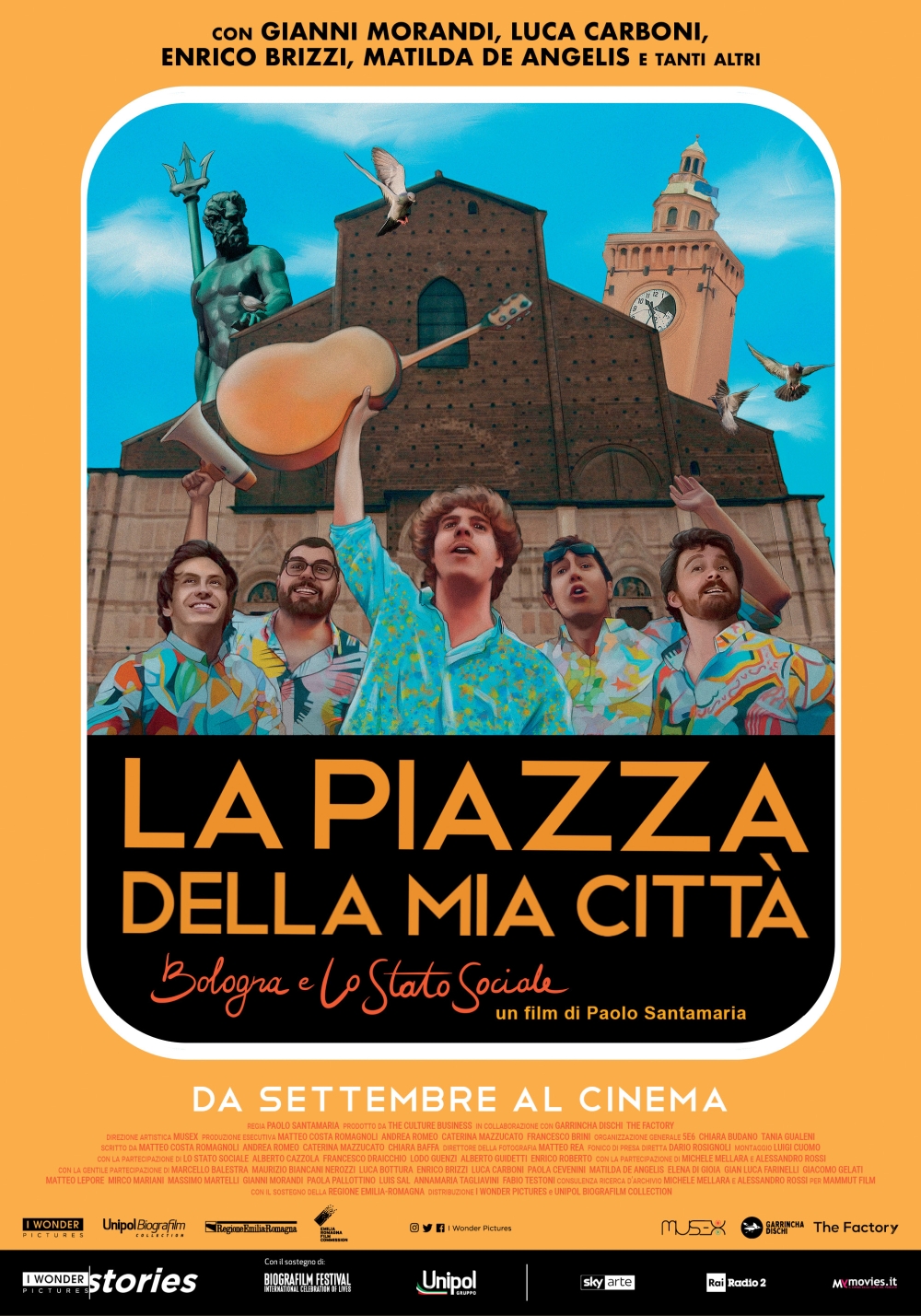 La piazza della mia città Bologna e Lo Stato Sociale