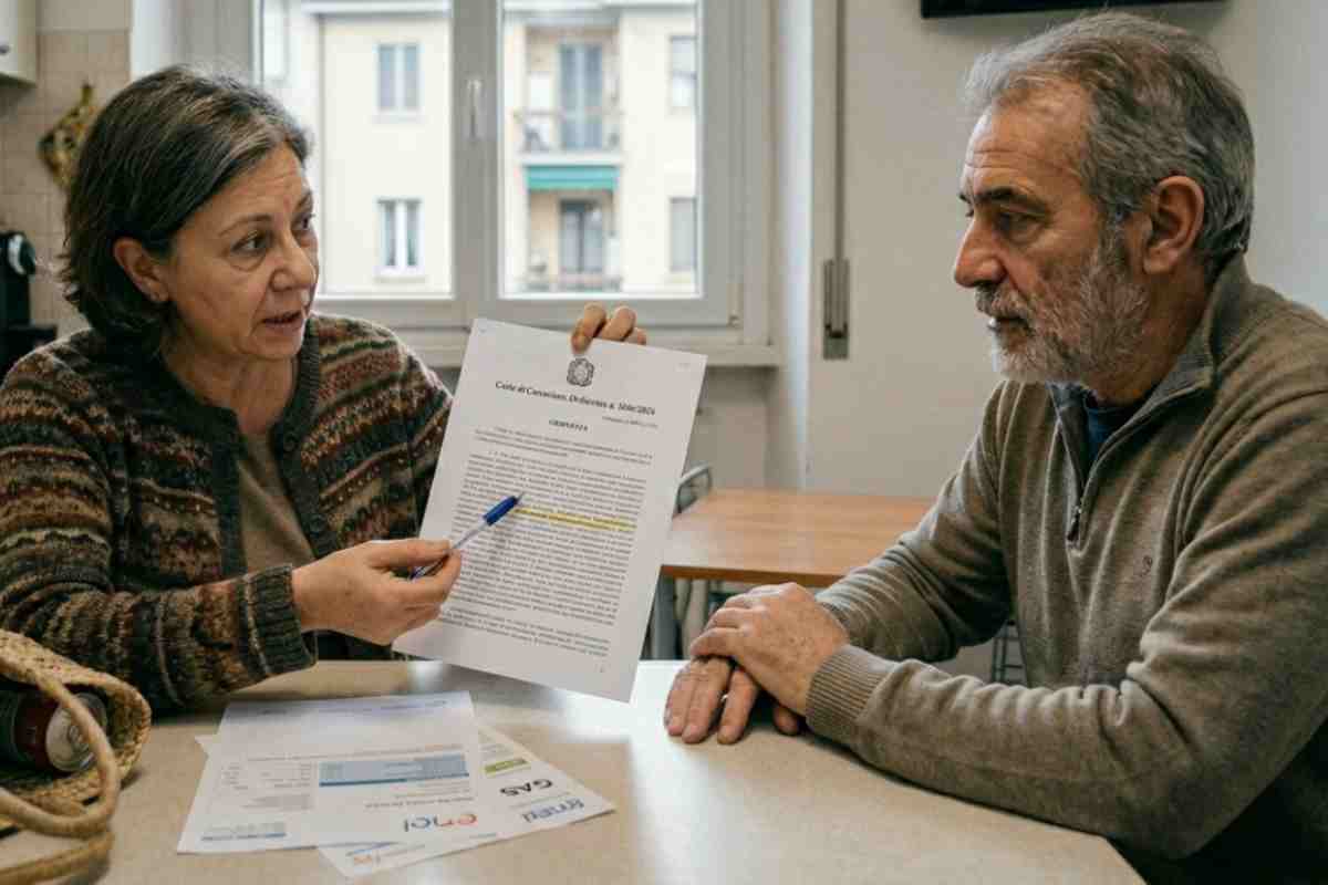 ex coppia discute su sentenza assegno di mantenimento